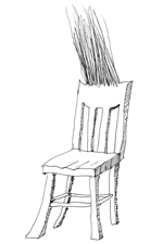 Split Bamboo Mohawk Chair Drawing